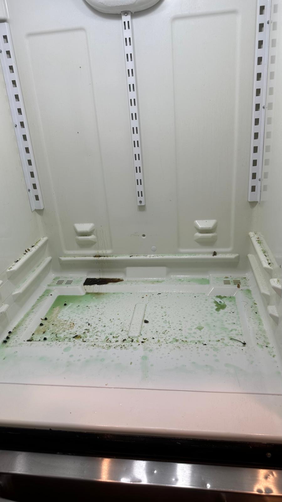 Detailed bathroom cleaning result